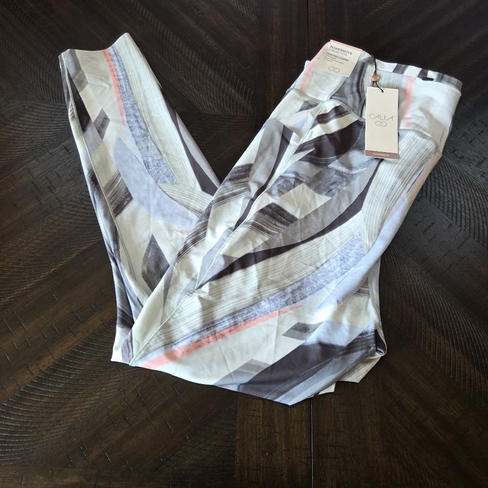 Callia Powermove 7/8 Leggings in women's XXL with a "Succulent Green" geometric - Picture 2 of 12